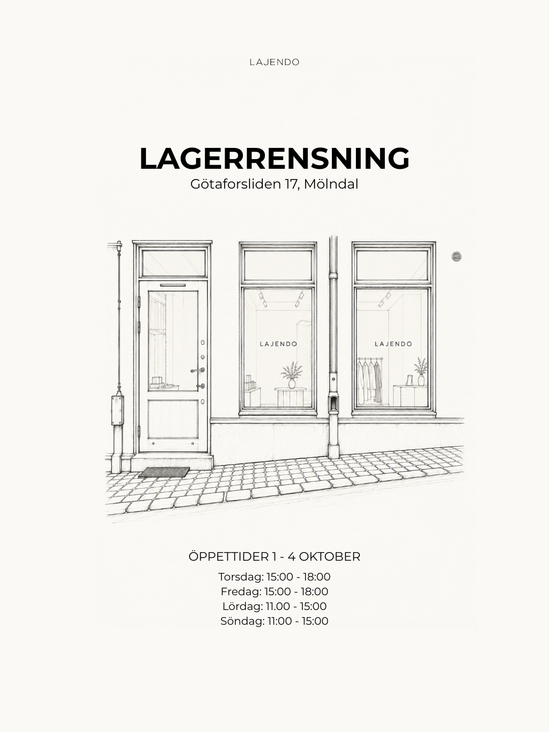 Lagerrensning i vår Studio