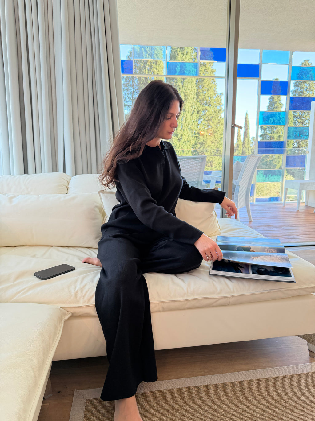 Lajendo sunday edit set with soft knitted bottoms and top 