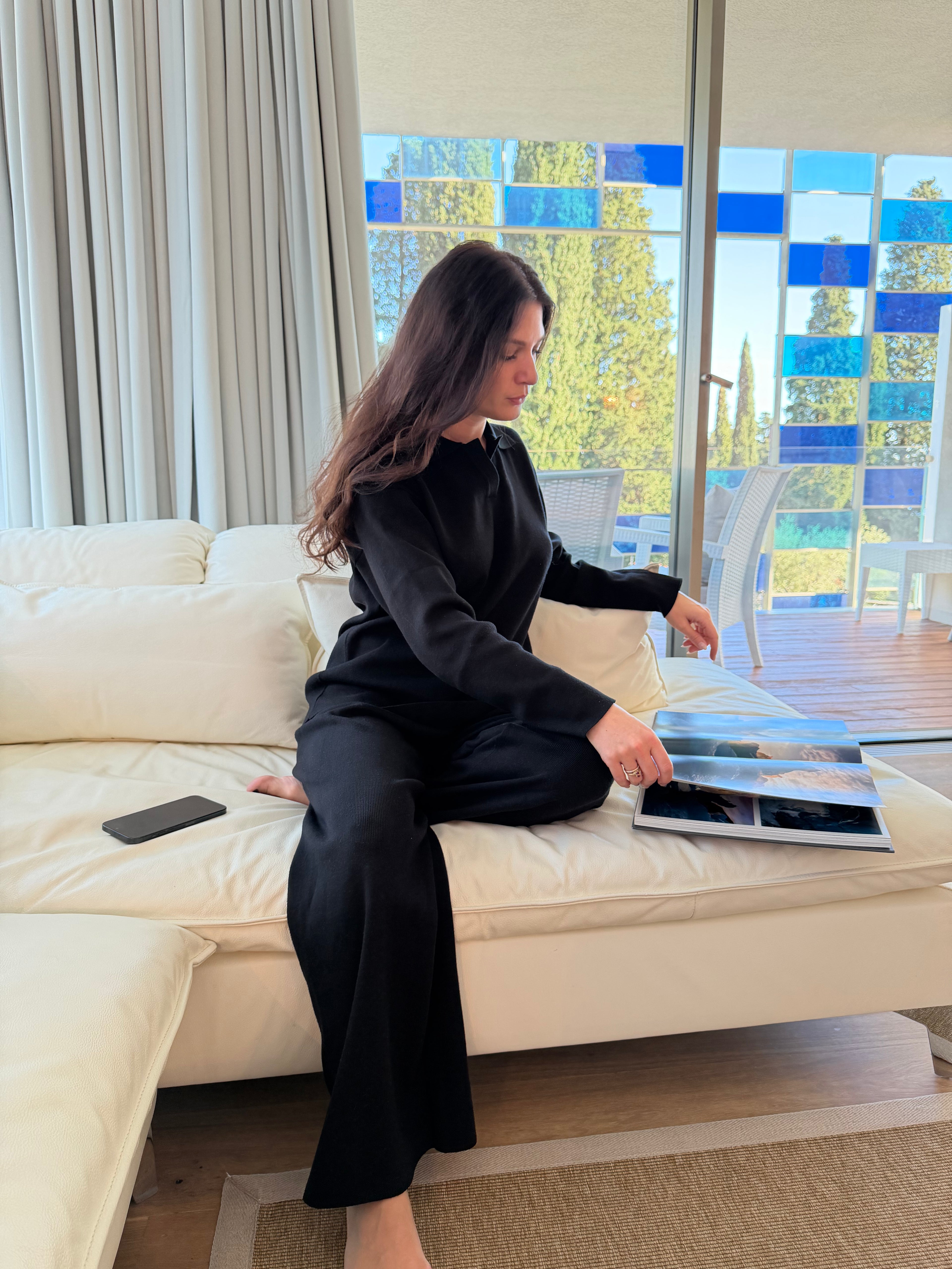 Lajendo sunday edit set with soft knitted bottoms and top 