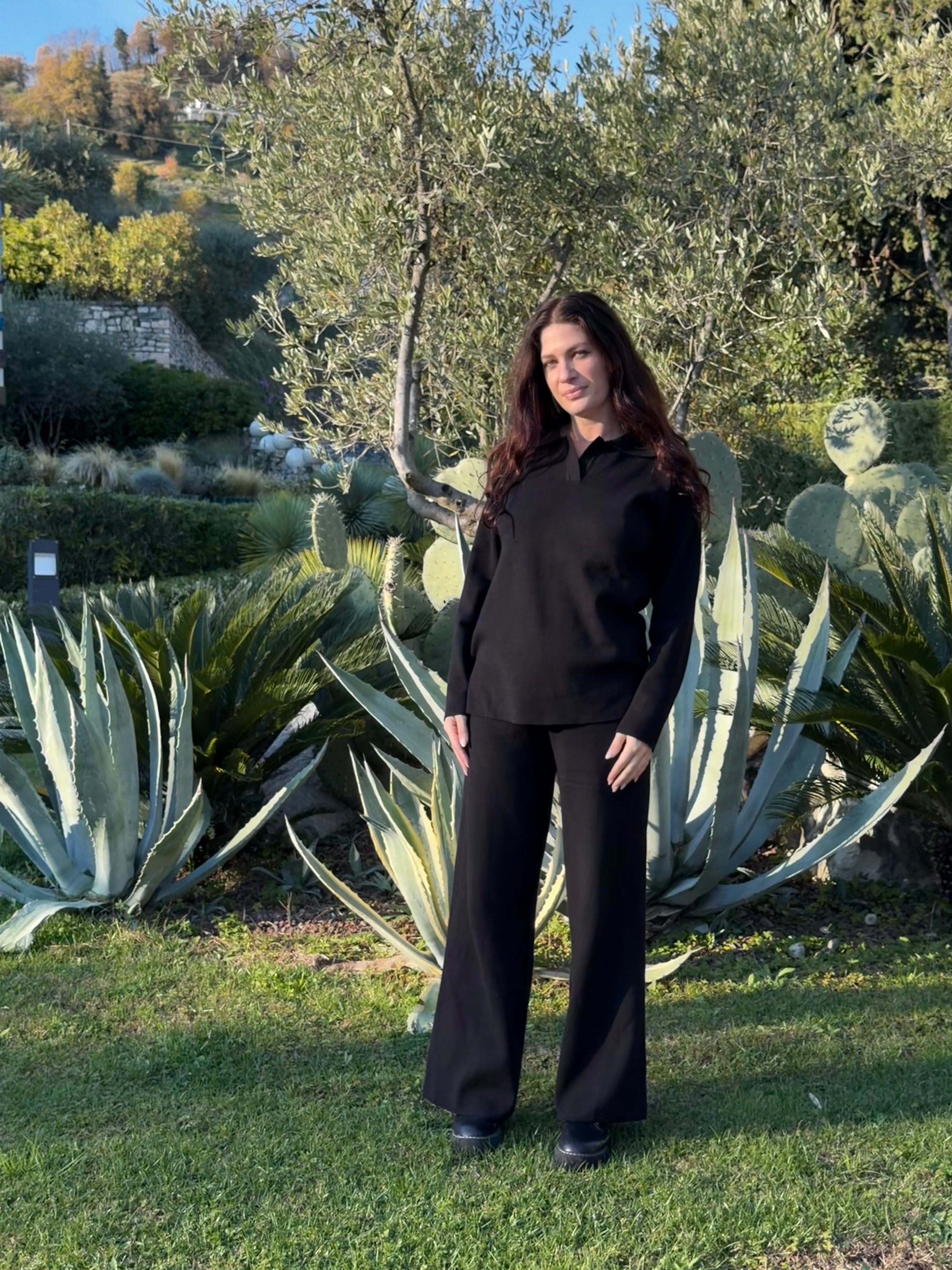 Lajendo sunday edit set with soft knitted bottoms and top 