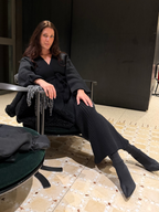 Lajendo dawn to dusk set, knitted skirt and fold top with strap