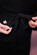 Lajendo dawn to dusk set, knitted skirt and fold top with strap